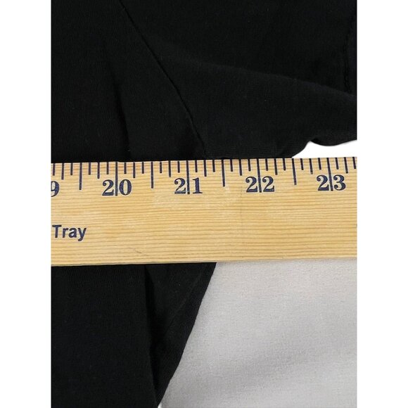 Reebok Mens Black Logo Graphic Tee XL Short Sleeves Gothic Grunge Casual Summer - Picture 8 of 9